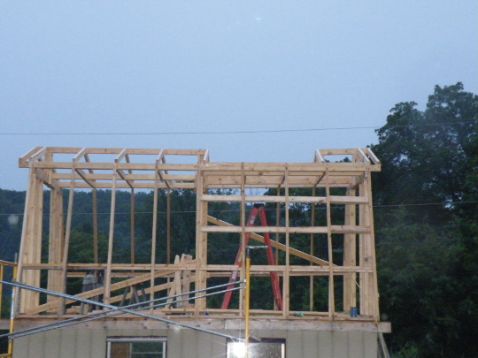 Roof Frame With Landing